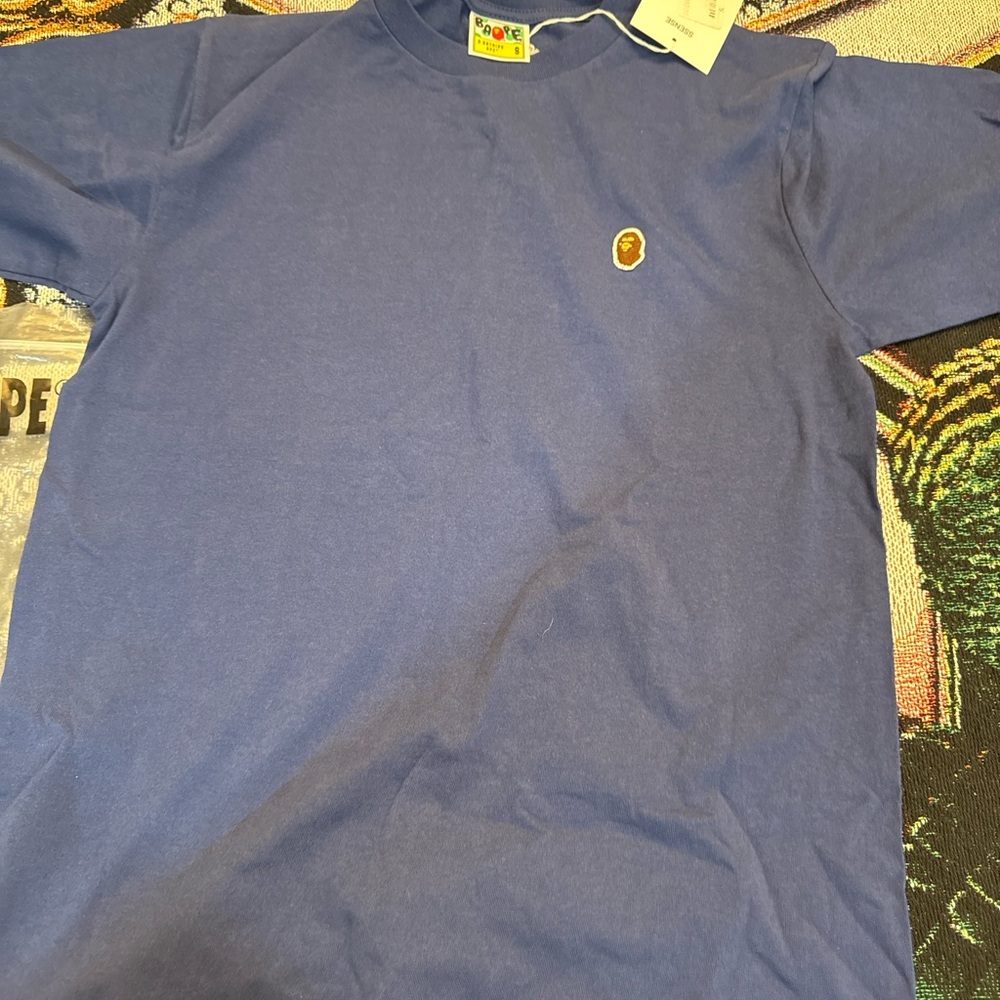 Bape Navy Blue Crewneck Tee *SOLD*